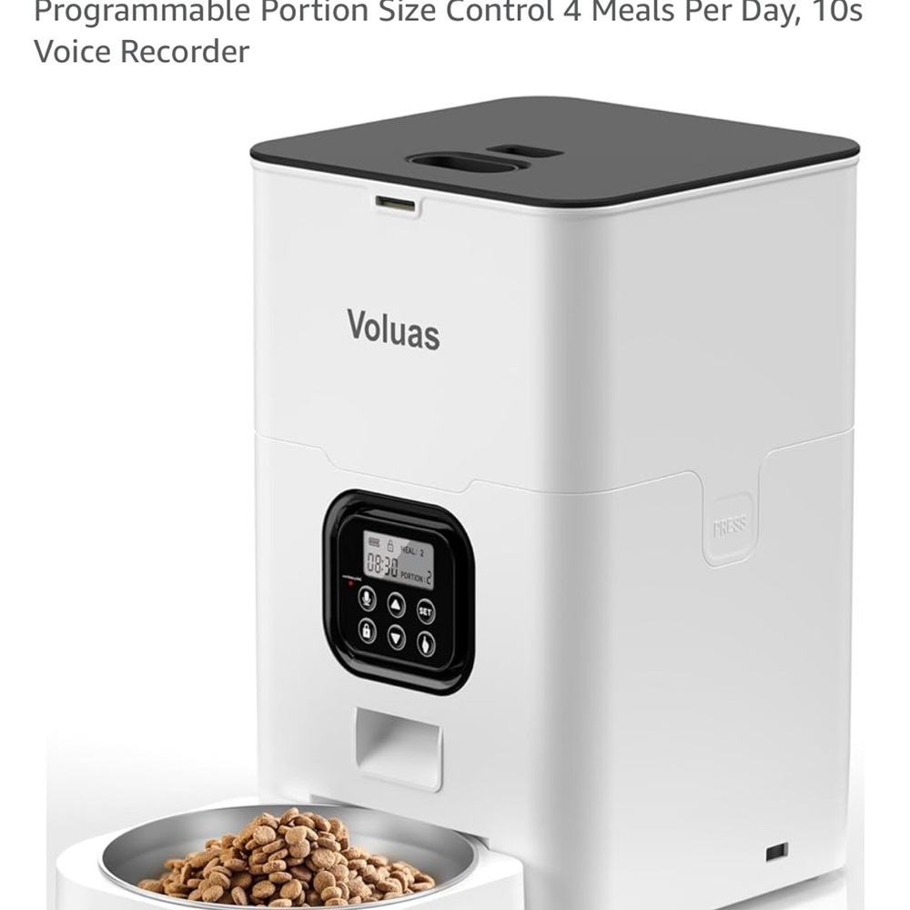 VOULAS / Automatic Pet Feeder - White